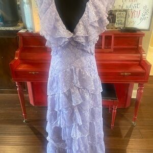 White Dress with Elegant Design